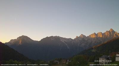 immagine della webcam nei dintorni di Canal San Bovo: webcam Gosaldo