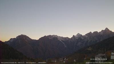 immagine della webcam nei dintorni di San Martino di Castrozza: webcam Gosaldo
