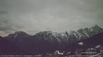 immagine della webcam nei dintorni di Canal San Bovo: webcam Gosaldo