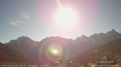 immagine della webcam nei dintorni di Pale di San Martino: webcam Gosaldo