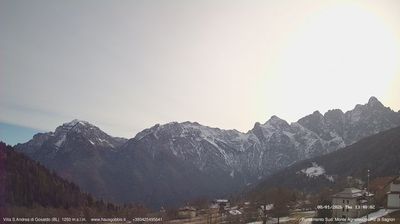 immagine della webcam nei dintorni di Passo di Cereda: webcam Gosaldo