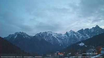 immagine della webcam nei dintorni di Monte Avena: webcam Gosaldo