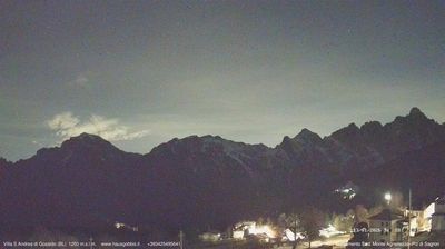 immagine della webcam nei dintorni di Passo di Gobbera: webcam Gosaldo