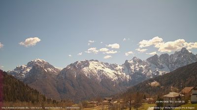 immagine della webcam nei dintorni di San Martino di Castrozza: webcam Gosaldo