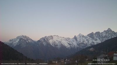 immagine della webcam nei dintorni di San Martino di Castrozza: webcam Gosaldo