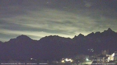 immagine della webcam nei dintorni di Passo di Gobbera: webcam Gosaldo