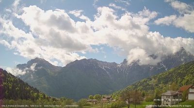immagine della webcam nei dintorni di Voltago Agordino: webcam Gosaldo