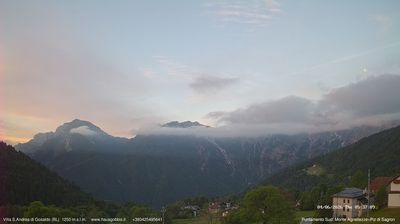 immagine della webcam nei dintorni di Passo di Gobbera: webcam Gosaldo