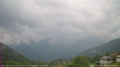 immagine della webcam nei dintorni di Sovramonte: webcam Gosaldo