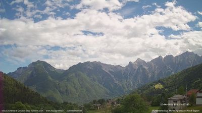 immagine della webcam nei dintorni di Pale di San Martino: webcam Gosaldo