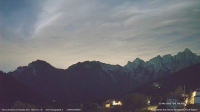 immagine della webcam nei dintorni di Pale di San Martino: webcam Gosaldo