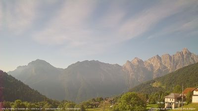 immagine della webcam nei dintorni di Pale di San Martino: webcam Gosaldo