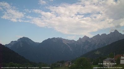immagine della webcam nei dintorni di Passo di Cereda: webcam Gosaldo
