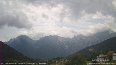 immagine della webcam nei dintorni di Sovramonte: webcam Gosaldo