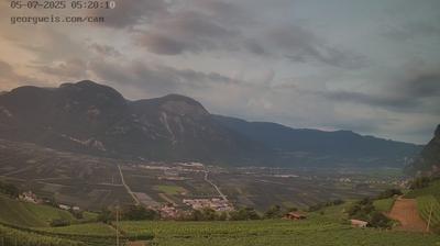 immagine della webcam nei dintorni di Caldaro sulla Strada del Vino: webcam Cortaccia sulla Strada del Vino