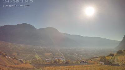 immagine della webcam nei dintorni di Caldaro sulla Strada del Vino: webcam Cortaccia sulla Strada del Vino