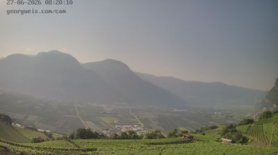 immagine della webcam nei dintorni di Caldaro sulla Strada del Vino: webcam Cortaccia sulla Strada del Vino