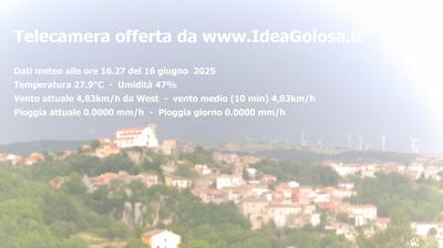 immagine della webcam nei dintorni di Castelluccio Valmaggiore: webcam San Marco dei Cavoti