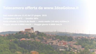 immagine della webcam nei dintorni di Campoli del Monte Taburno: webcam San Marco dei Cavoti