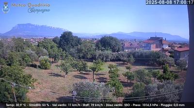 immagine della webcam nei dintorni di Bagnoli Irpino: webcam Quadrivio