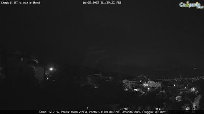 immagine della webcam nei dintorni di Apollosa: webcam Campoli del Monte Taburno