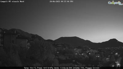 immagine della webcam nei dintorni di Piedimonte Matese: webcam Campoli del Monte Taburno