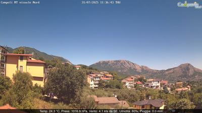immagine della webcam nei dintorni di Arpaise: webcam Campoli del Monte Taburno
