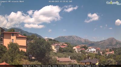 immagine della webcam nei dintorni di Benevento: webcam Campoli del Monte Taburno