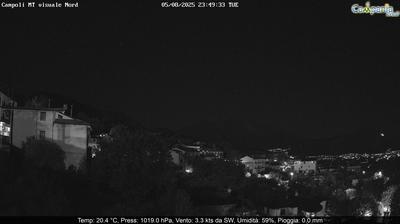 immagine della webcam nei dintorni di Piedimonte Matese: webcam Campoli del Monte Taburno