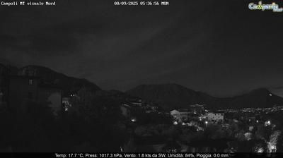 immagine della webcam nei dintorni di Mercogliano: webcam Campoli del Monte Taburno