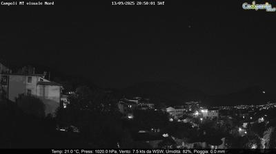 immagine della webcam nei dintorni di Arpaise: webcam Campoli del Monte Taburno