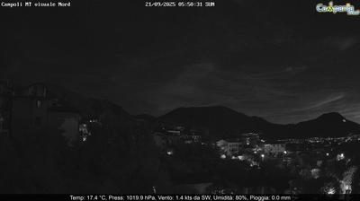 immagine della webcam nei dintorni di Piedimonte Matese: webcam Campoli del Monte Taburno