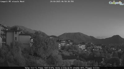 immagine della webcam nei dintorni di Mercogliano: webcam Campoli del Monte Taburno