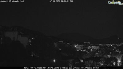immagine della webcam nei dintorni di Caserta: webcam Campoli del Monte Taburno
