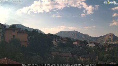 immagine della webcam nei dintorni di Benevento: webcam Campoli del Monte Taburno