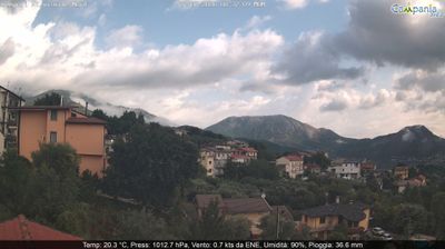 immagine della webcam nei dintorni di Arpaise: webcam Campoli del Monte Taburno