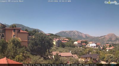 immagine della webcam nei dintorni di Ospedaletto d'Alpinolo: webcam Campoli del Monte Taburno