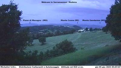immagine della webcam nei dintorni di Palagano: webcam Serramazzoni