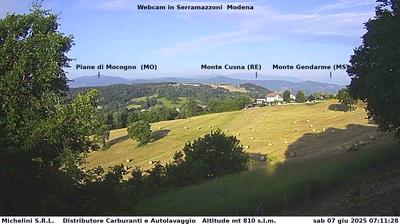 immagine della webcam nei dintorni di Vignola: webcam Serramazzoni