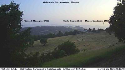 immagine della webcam nei dintorni di Scandiano: webcam Serramazzoni