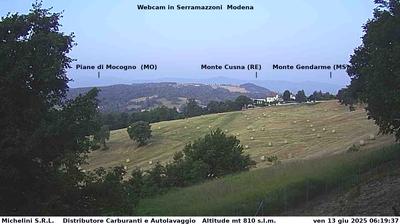 immagine della webcam nei dintorni di Savignano sul Panaro: webcam Serramazzoni