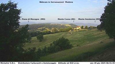 immagine della webcam nei dintorni di Prignano sulla Secchia: webcam Serramazzoni