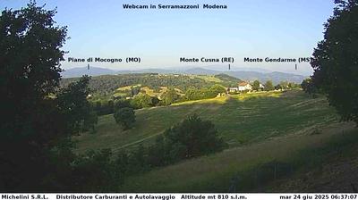immagine della webcam nei dintorni di Lama Mocogno: webcam Serramazzoni