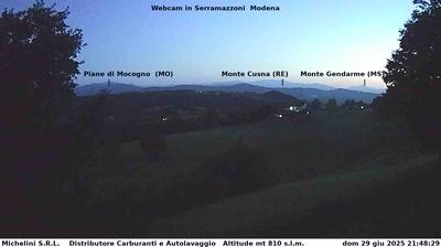 immagine della webcam nei dintorni di Castellarano: webcam Serramazzoni