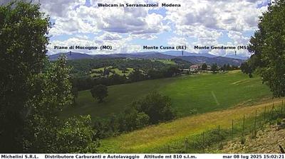 immagine della webcam nei dintorni di Castello di Serravalle: webcam Serramazzoni