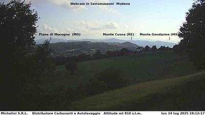 immagine della webcam nei dintorni di Savignano sul Panaro: webcam Serramazzoni