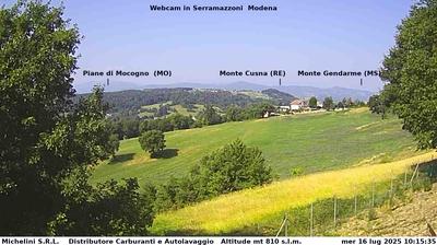 immagine della webcam nei dintorni di Savignano sul Panaro: webcam Serramazzoni
