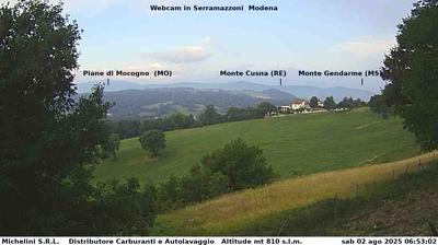 immagine della webcam nei dintorni di Prignano sulla Secchia: webcam Serramazzoni