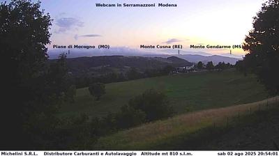 immagine della webcam nei dintorni di Sassuolo: webcam Serramazzoni