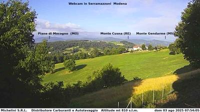 immagine della webcam nei dintorni di Scandiano: webcam Serramazzoni